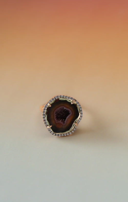 ROCKY ring, red/green