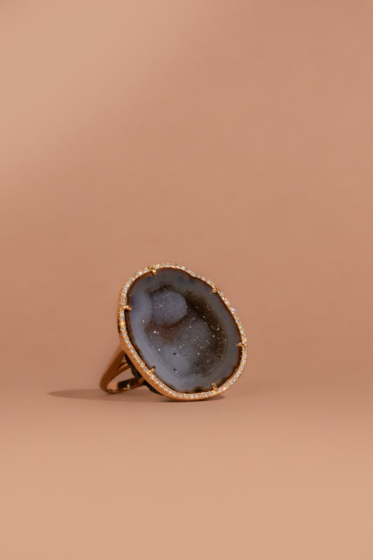 ROCKY ring, purple pink
