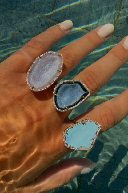 Charlize ring, Ocean Blue