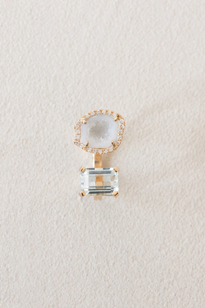 Rio ring, white blue