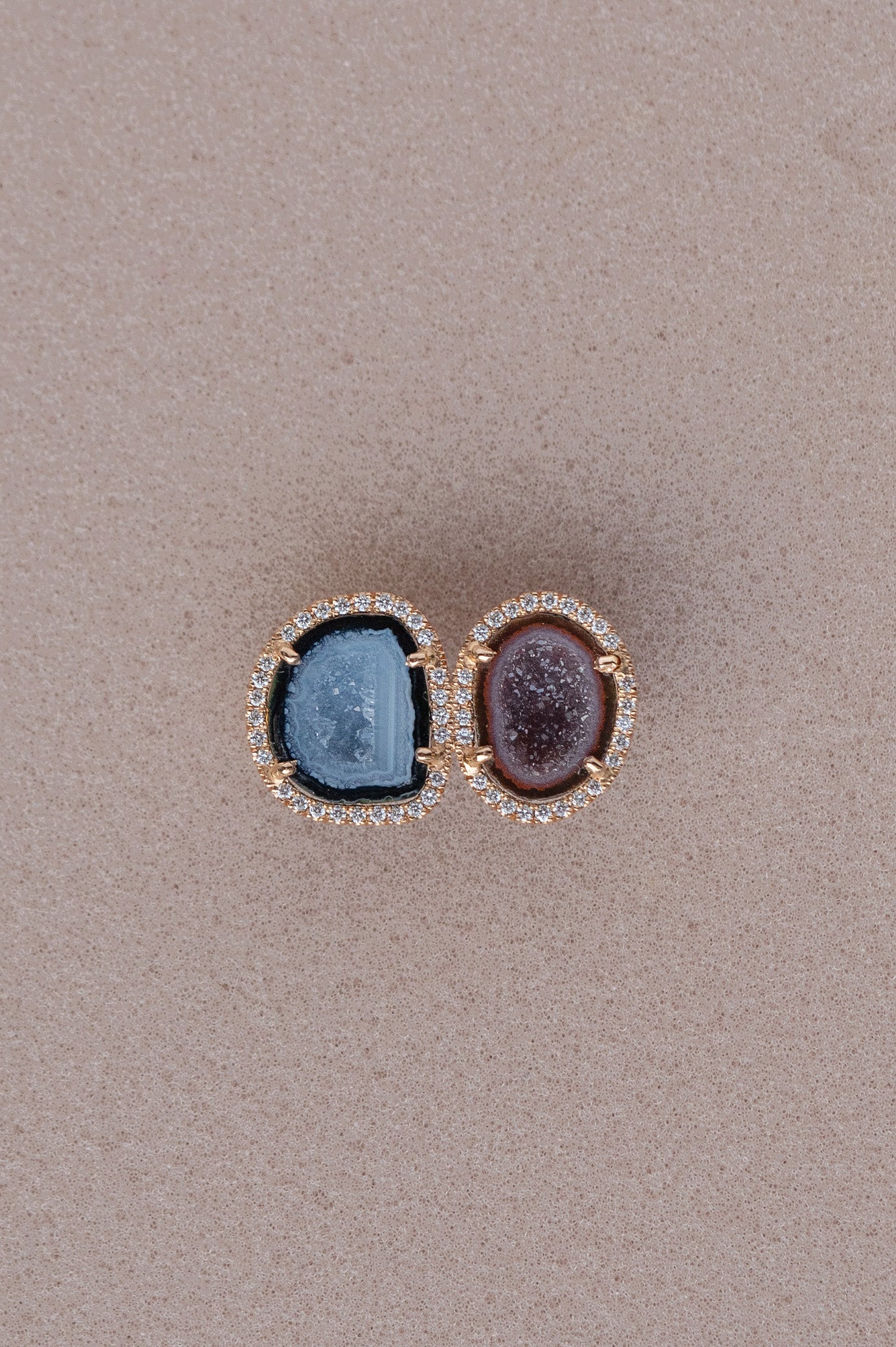 STEFFI ring, blue/ bordeaux