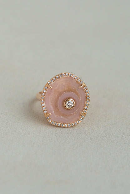 ROCKY ring, pink