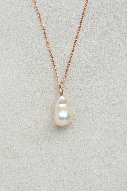 Perla pendant, white