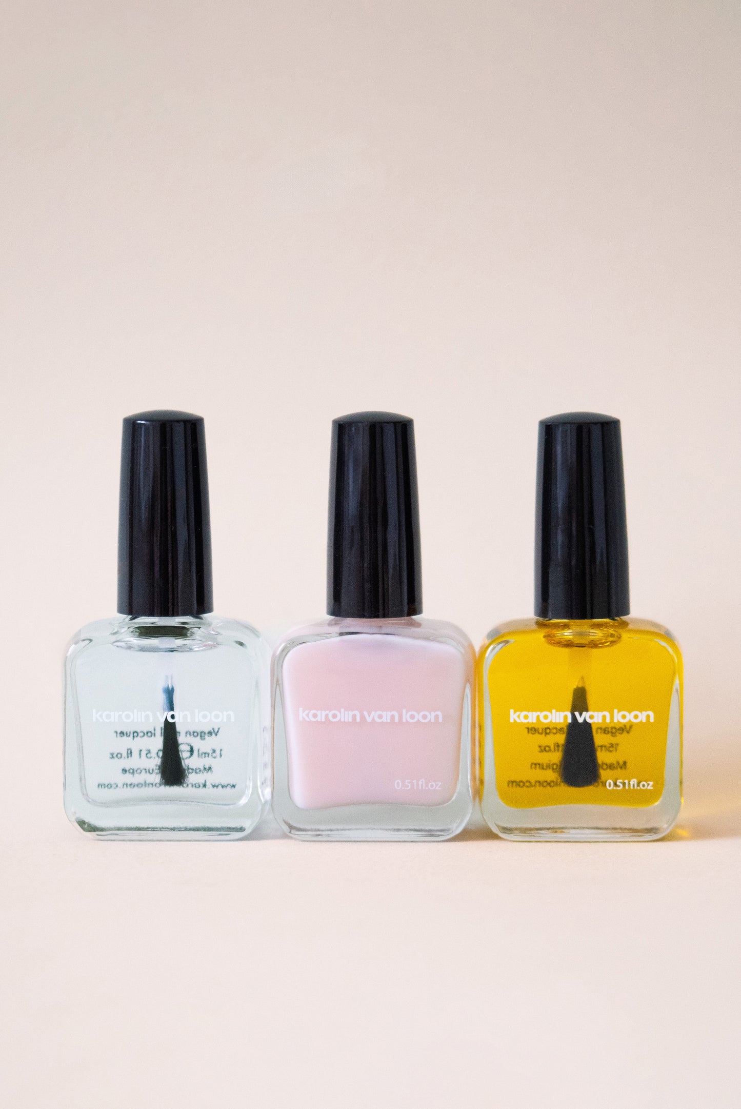 The Care Ritual ( La Première, Vegan Base Coat + Cosmic Top Coat + Nail Nectar)