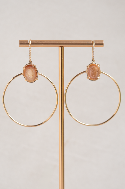 JADE earrings, orange