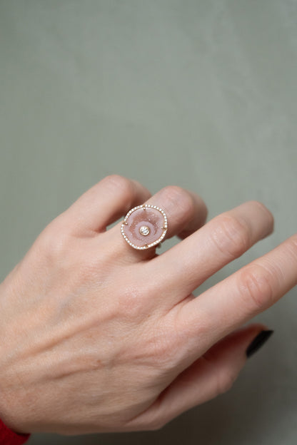 ROCKY ring, pink