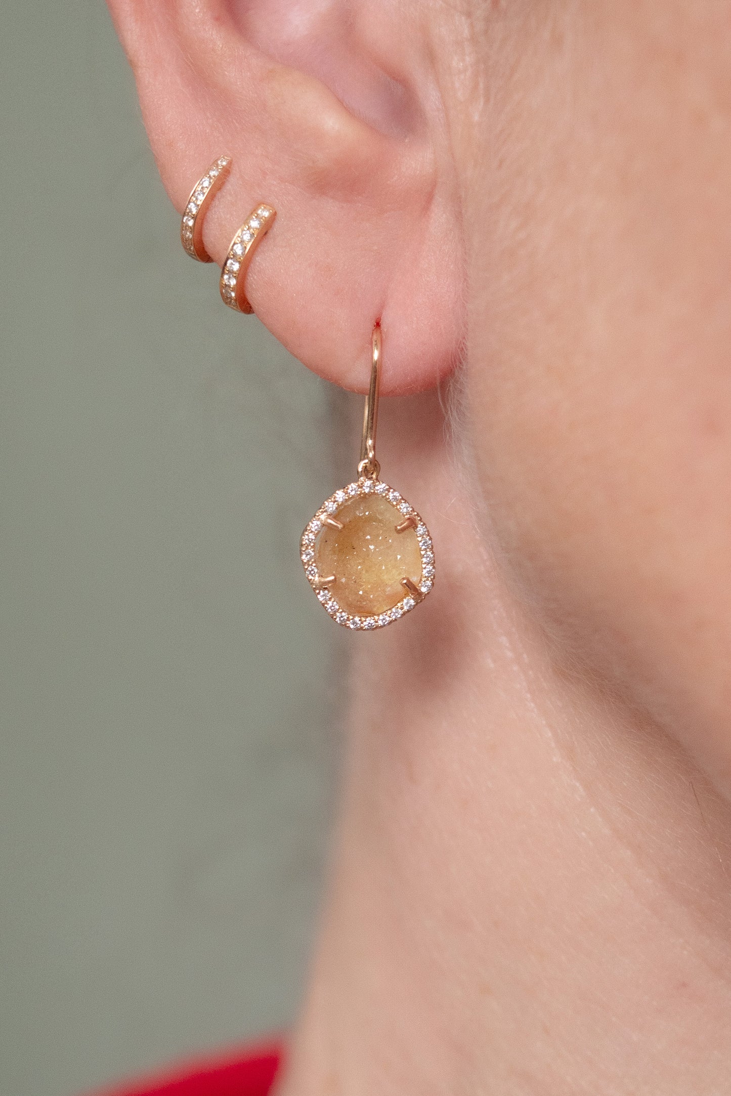 ALISON earrings, yellow