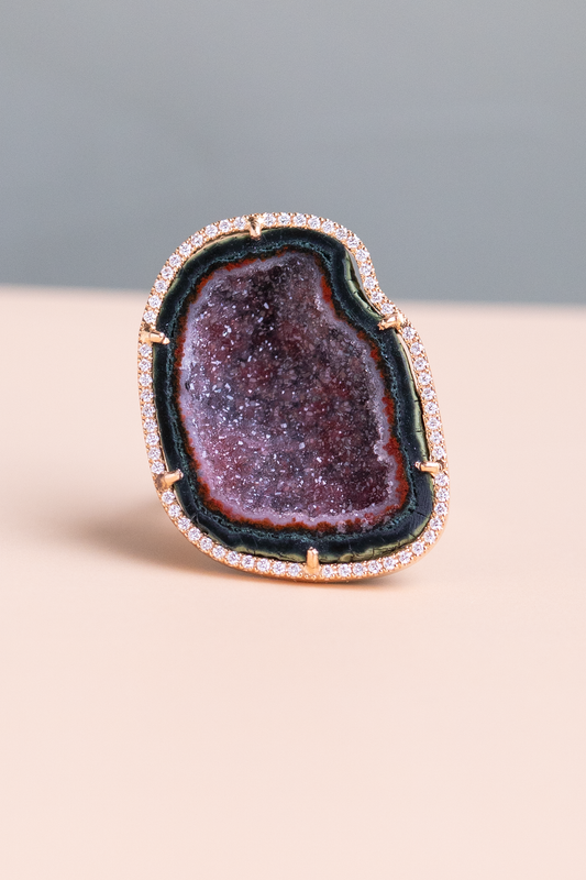 ROCKY ring, maroon