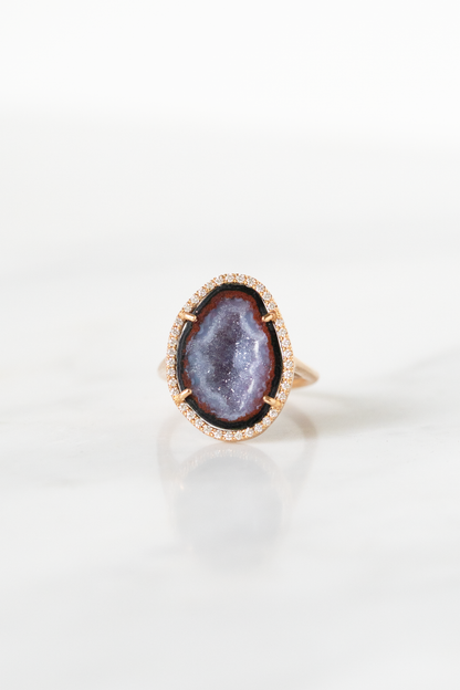 ROCKY ring, red/blue