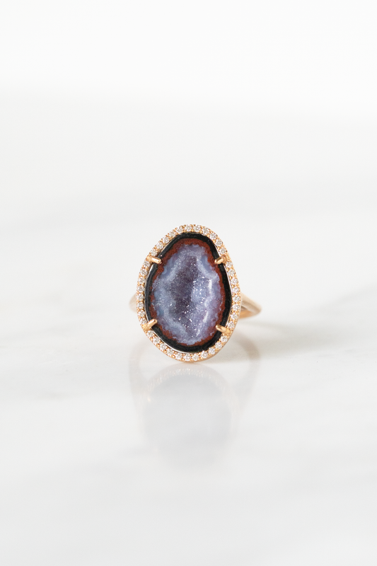 ROCKY ring, red/blue