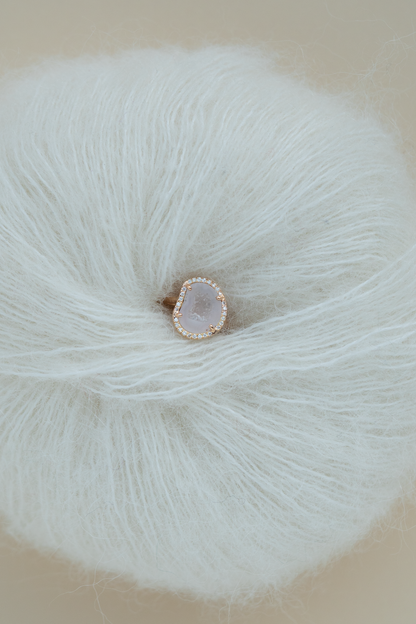 ROCKY ring, egg shell