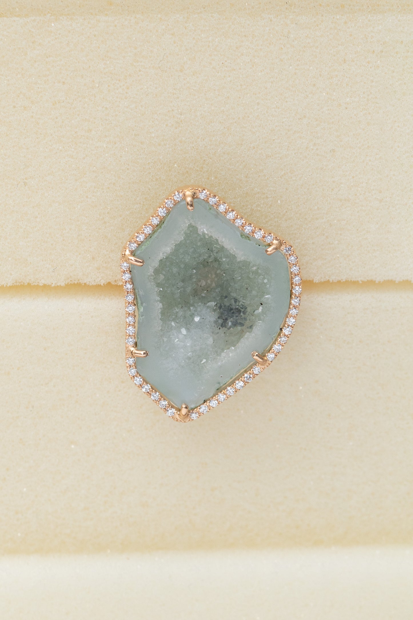 ROCKY ring, mint green