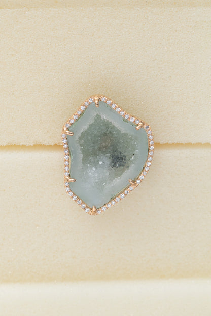 ROCKY ring, mint green