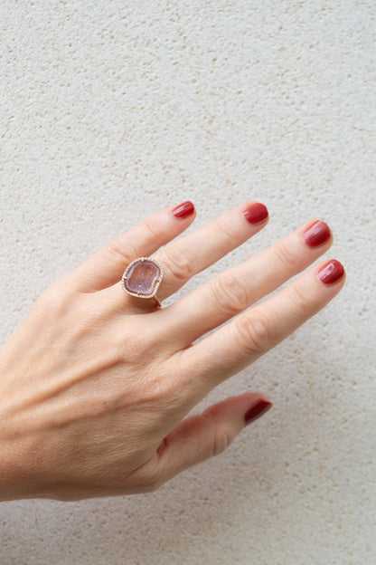 ROCKY ring, Burgundy