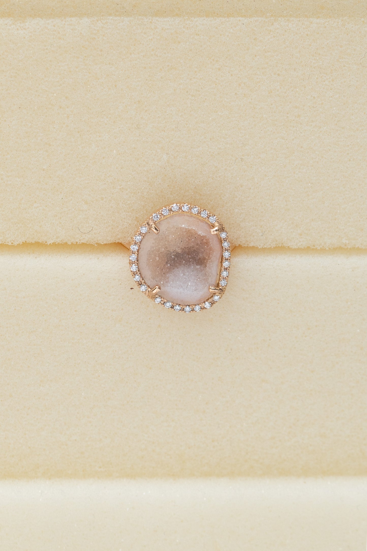 ROCKY ring, ochre yellow