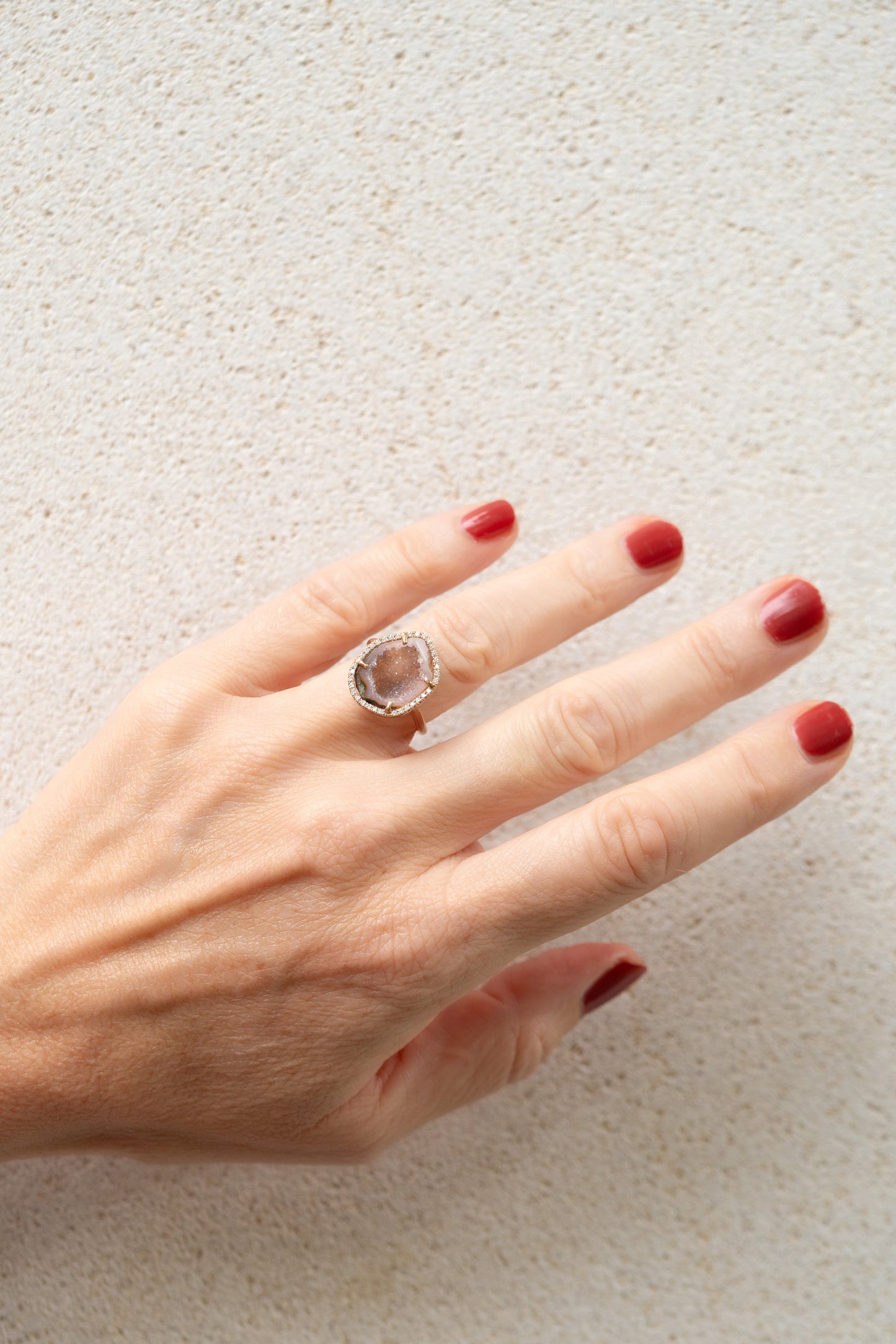 ROCKY ring, orange brown