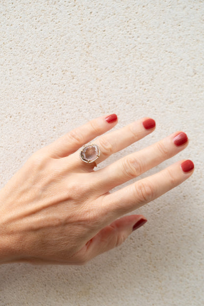 ROCKY ring, orange brown