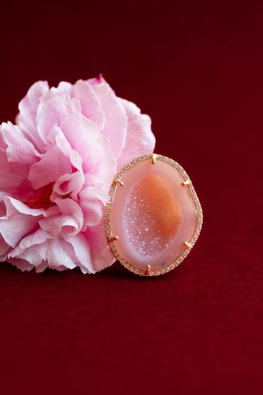 ROCKY ring, Blush