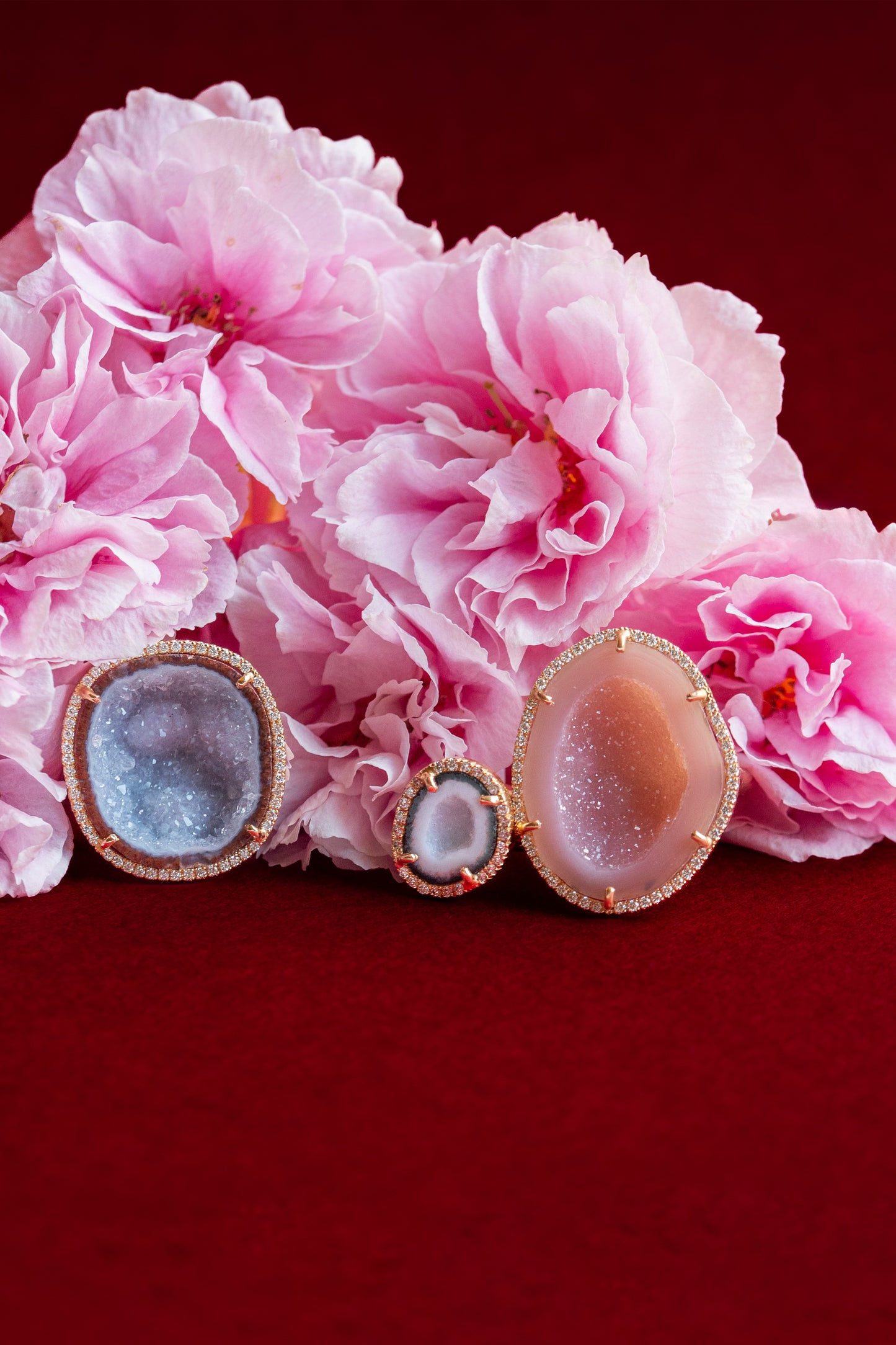 Pinky ROCKY ring, Sky Blue