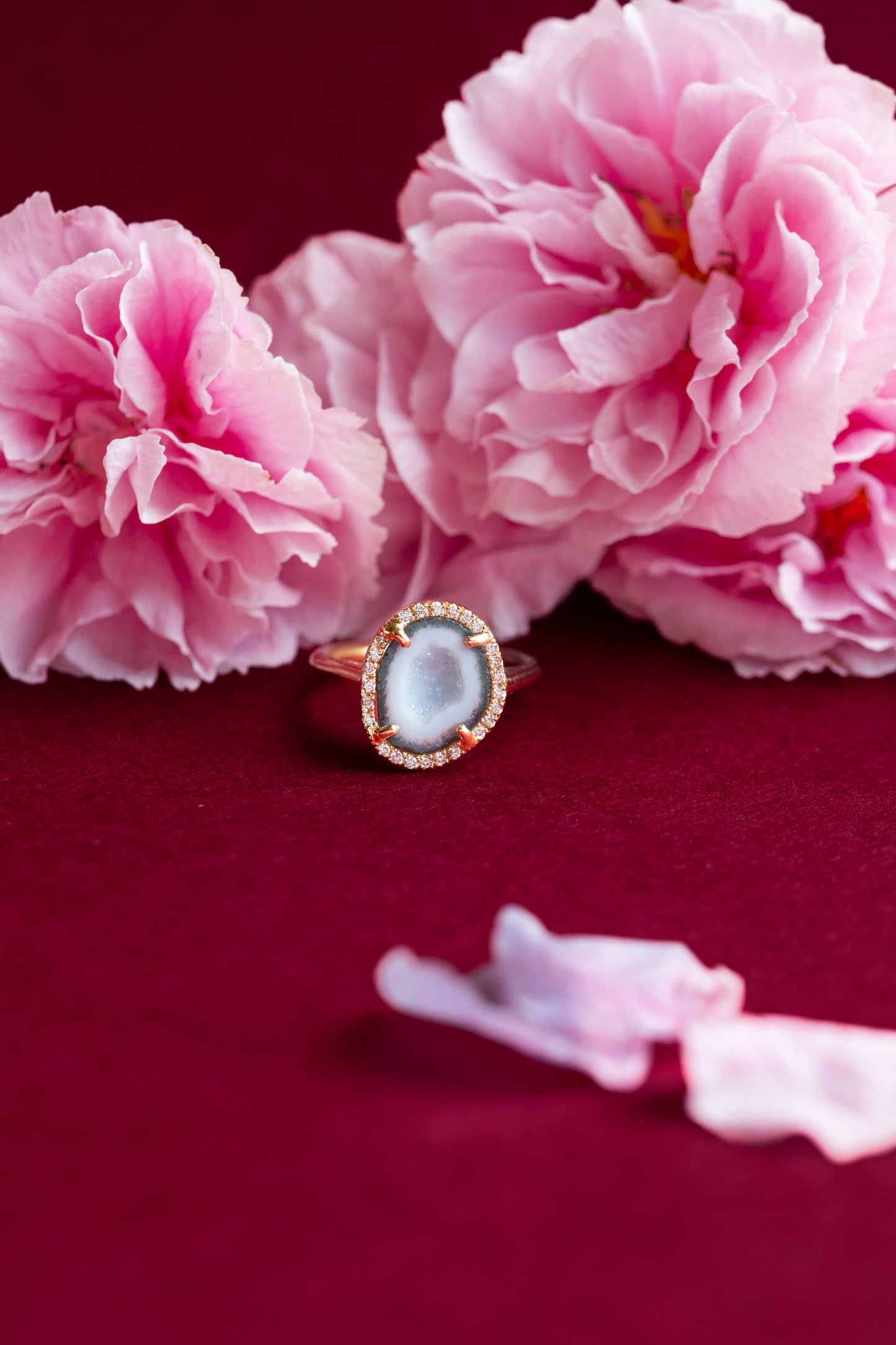 Pinky ROCKY ring, Sky Blue