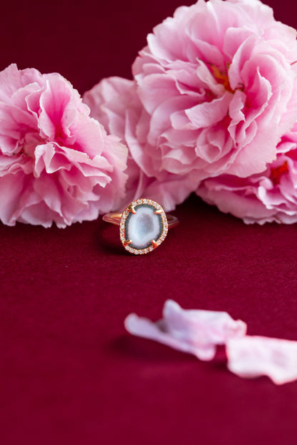 Pinky ROCKY ring, Sky Blue