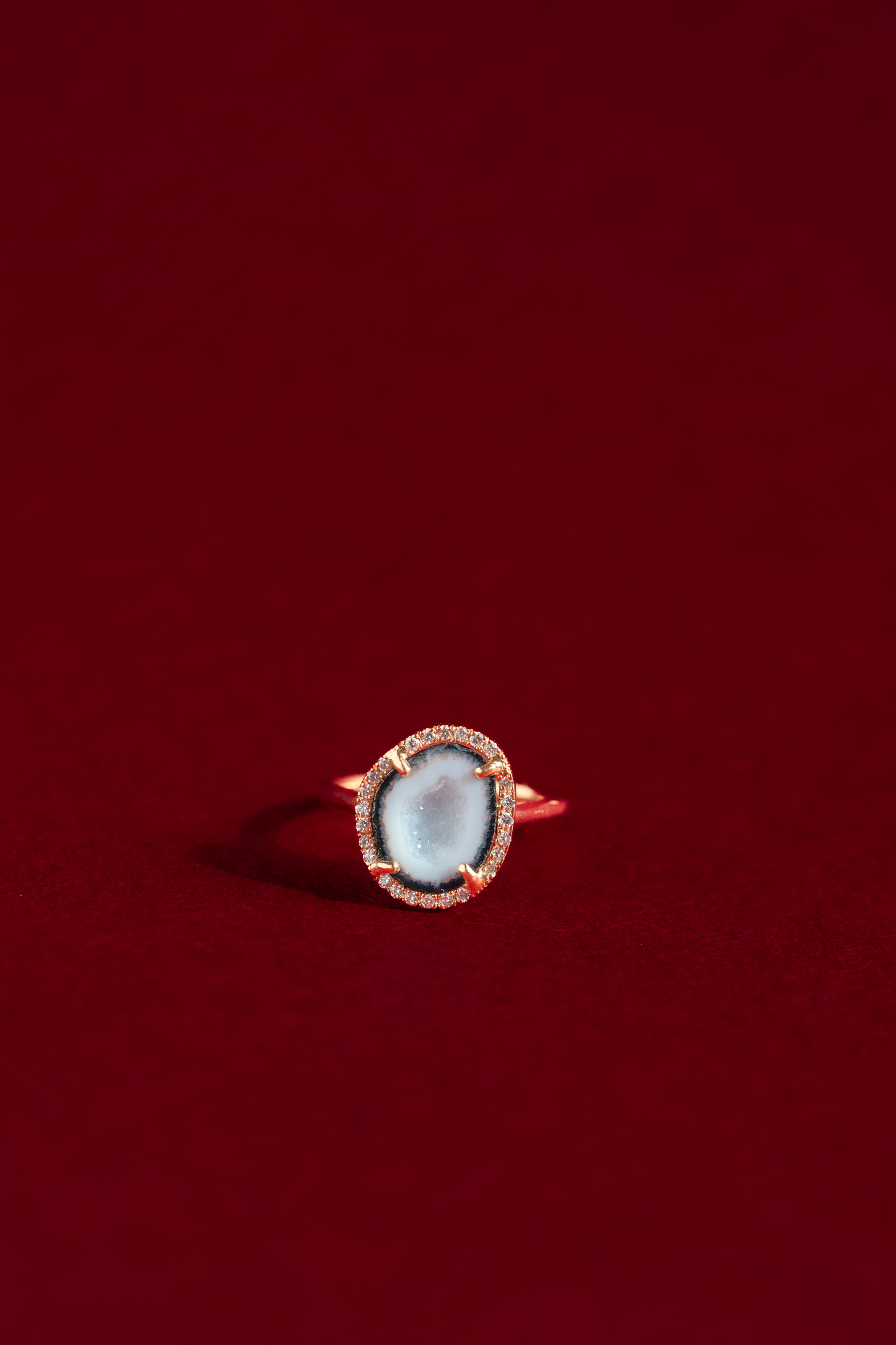 Pinky ROCKY ring, Sky Blue