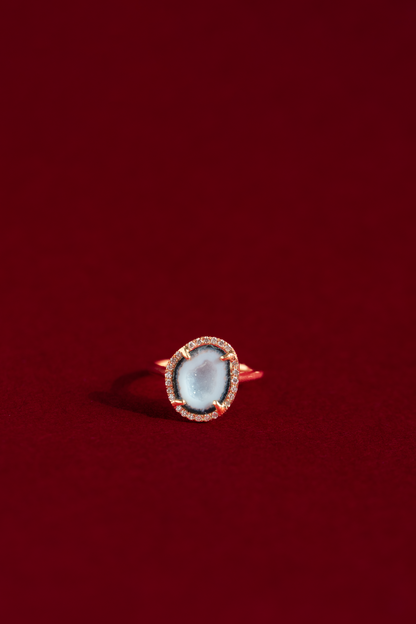 Pinky ROCKY ring, Sky Blue
