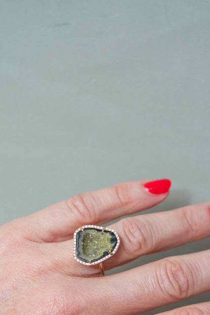 ROCKY ring, Olive green