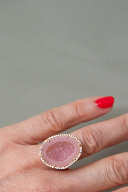 ROCKY ring, Blush