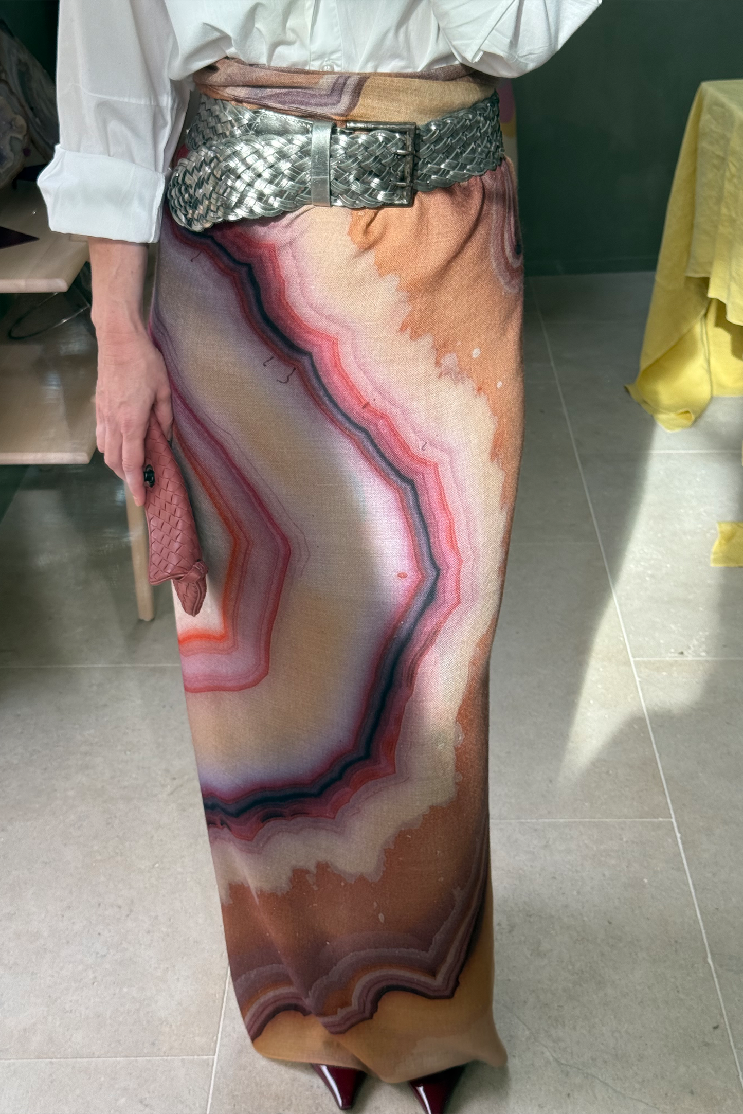 Objet trouvé N°22, scarf Agate n°1