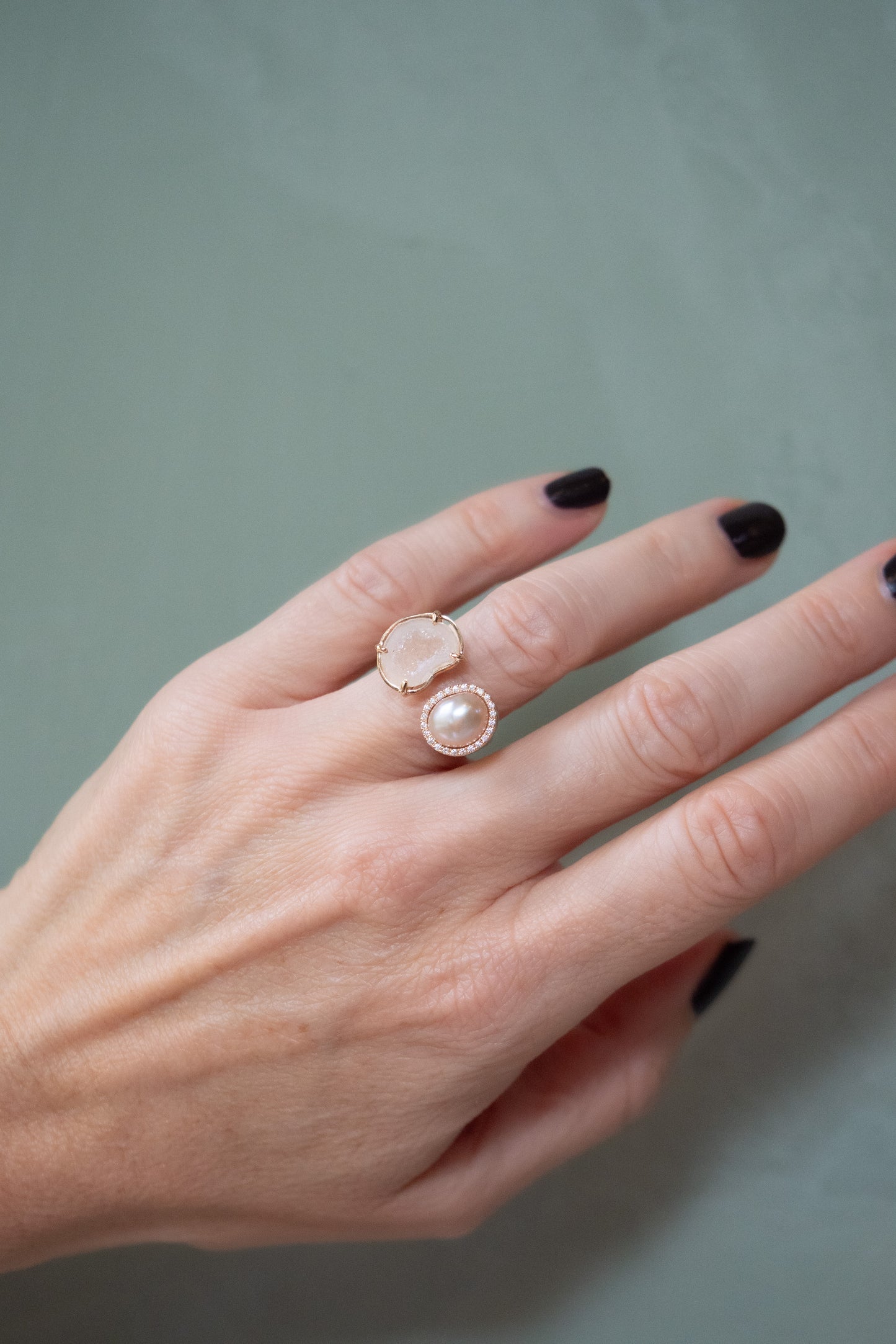Gaia ring, pink