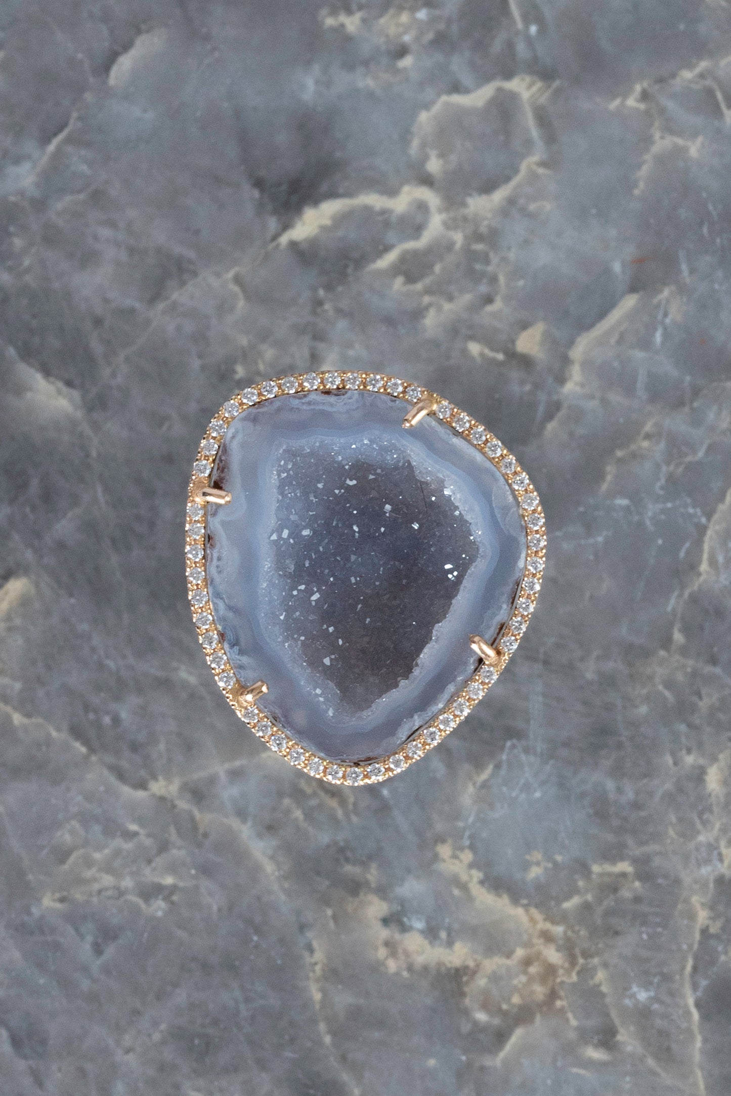 ROCKY ring, blue grey