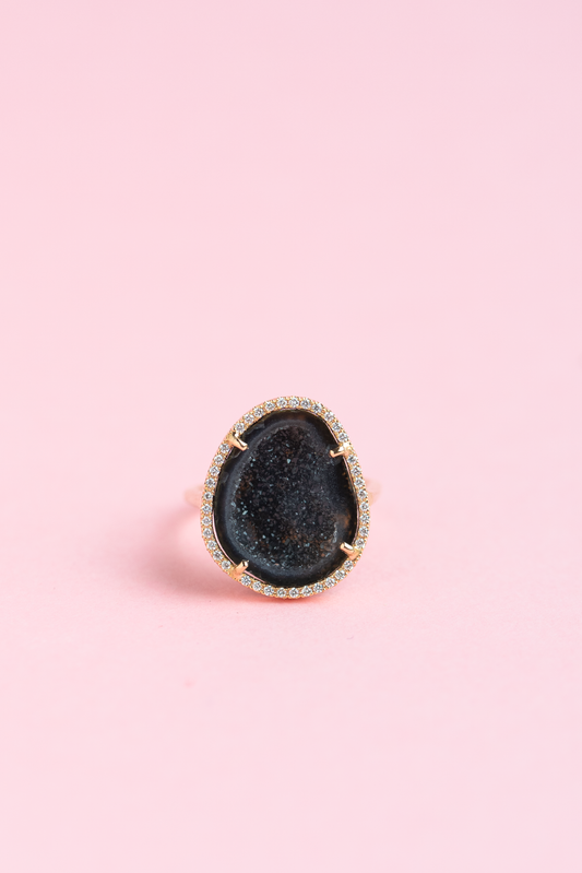 ROCKY ring, Coal black