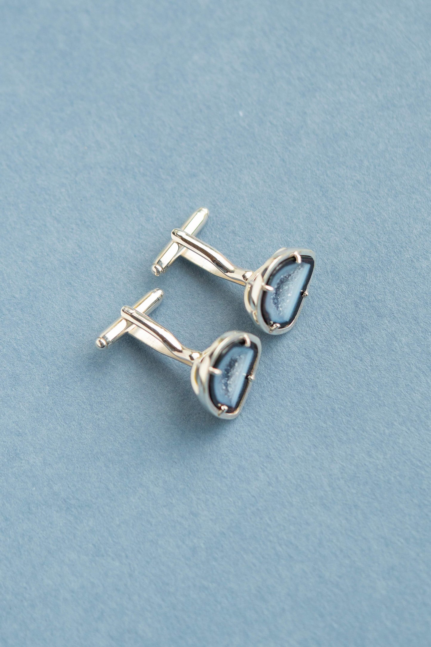 Cufflinks, blue