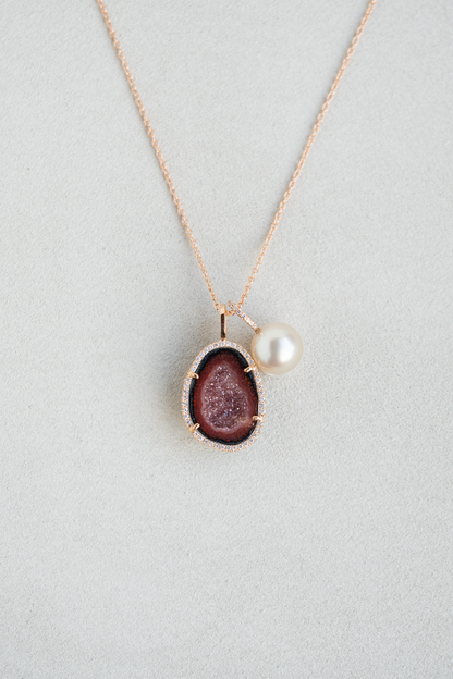 THALASSA pendant, burgundy