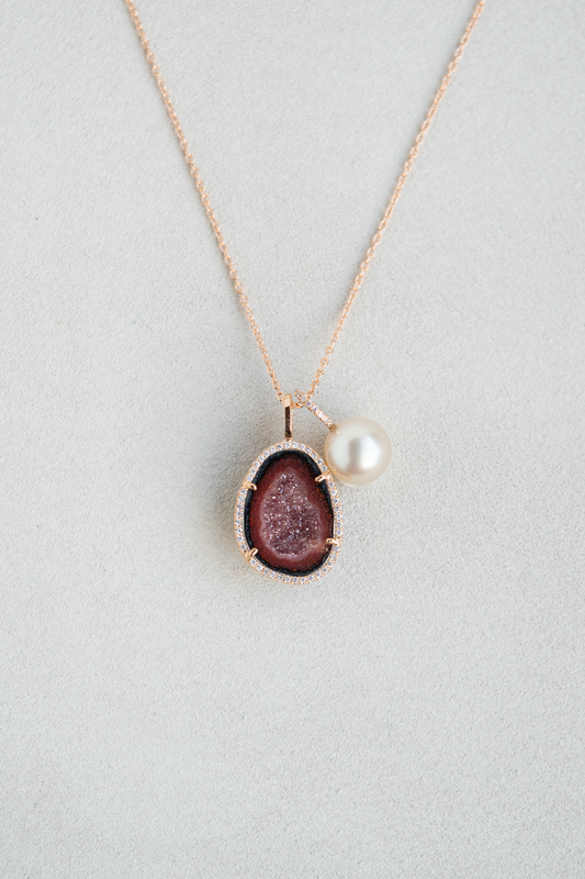 THALASSA pendant, burgundy