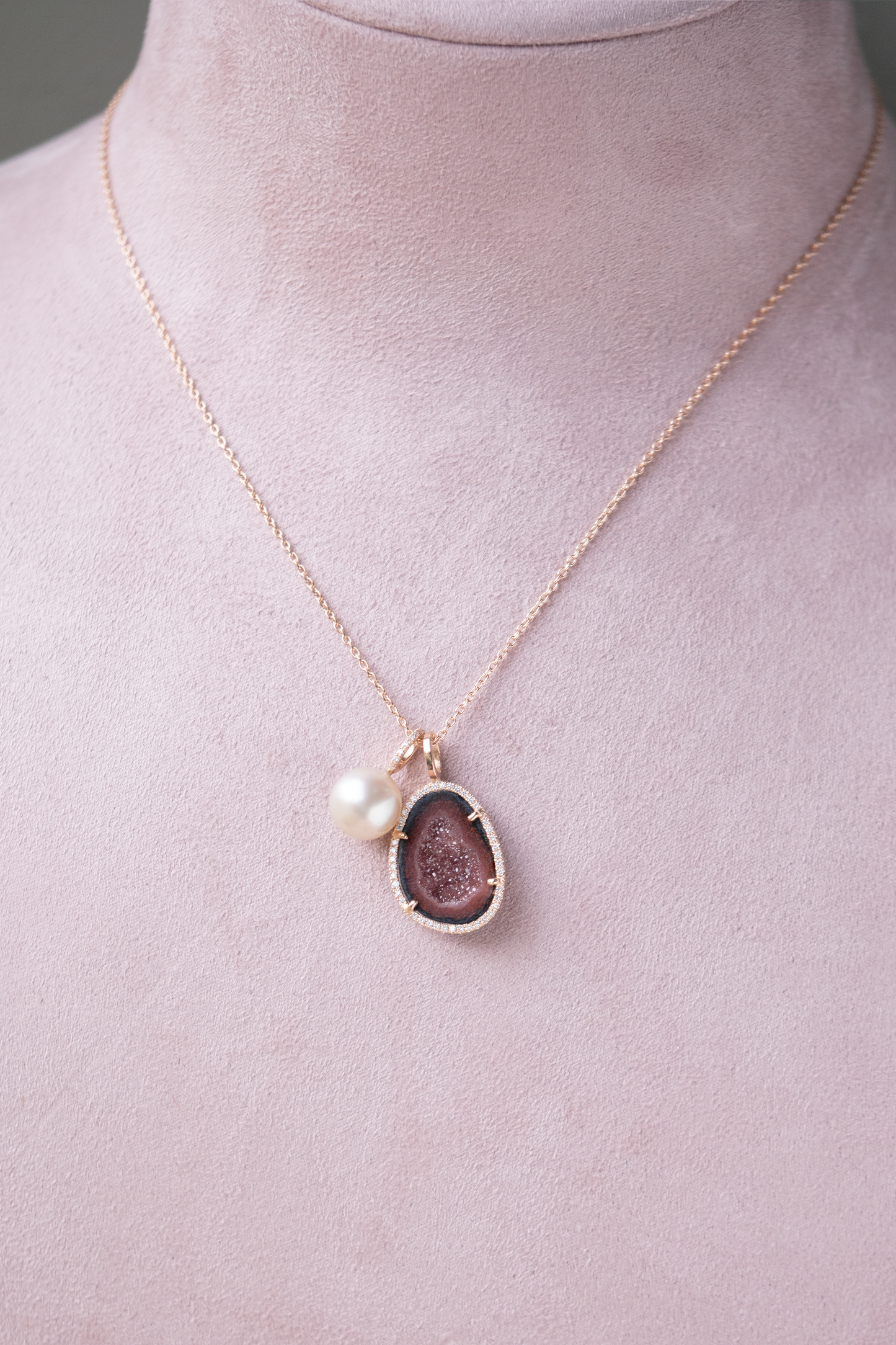 THALASSA pendant, burgundy