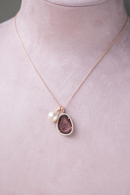 THALASSA pendant, burgundy