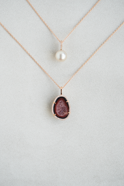 THALASSA pendant, burgundy