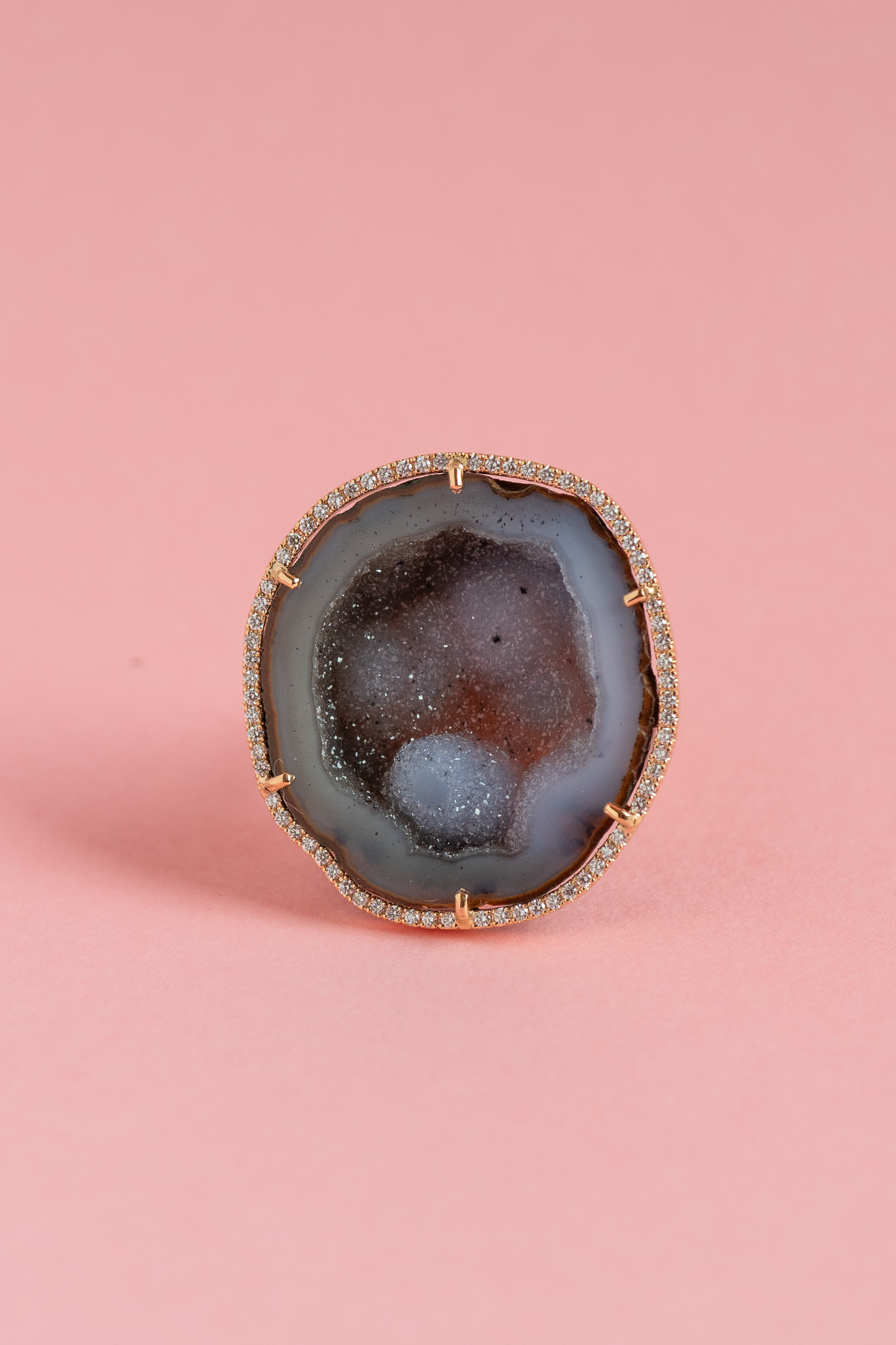 ROCKY ring, purple pink