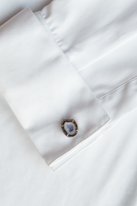 Cufflinks, light blue