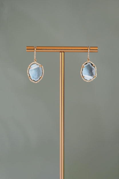 ALISON earrings, baby blue