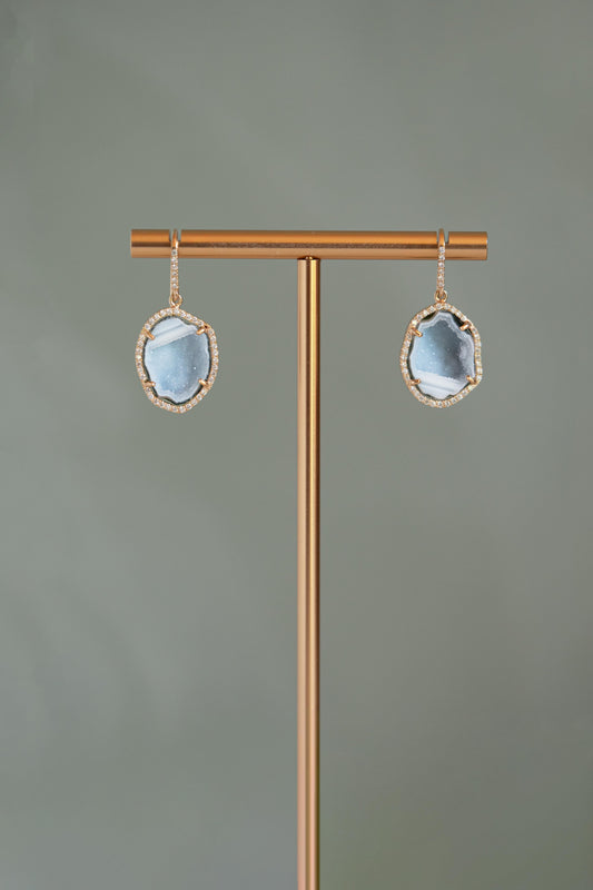 ALISON earrings, baby blue