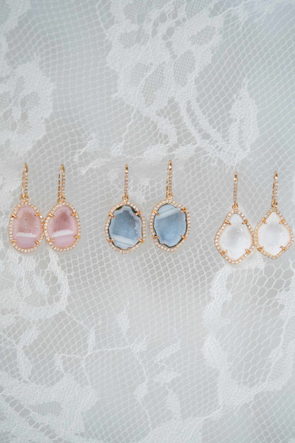 ALISON earrings, baby blue