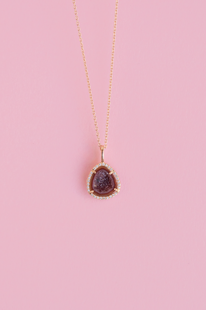 LOUISE pendant, Maroon
