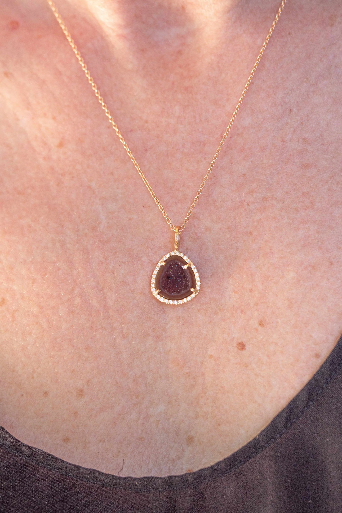LOUISE pendant, Maroon