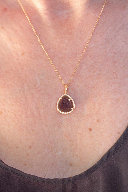 LOUISE pendant, Maroon