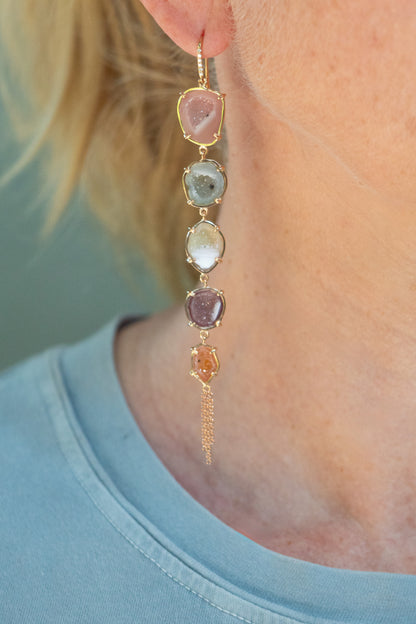 Audrey earrings, Rainbow