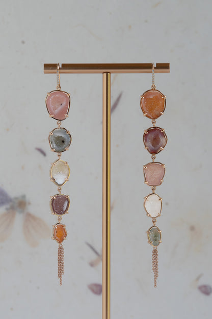 Audrey earrings, Rainbow