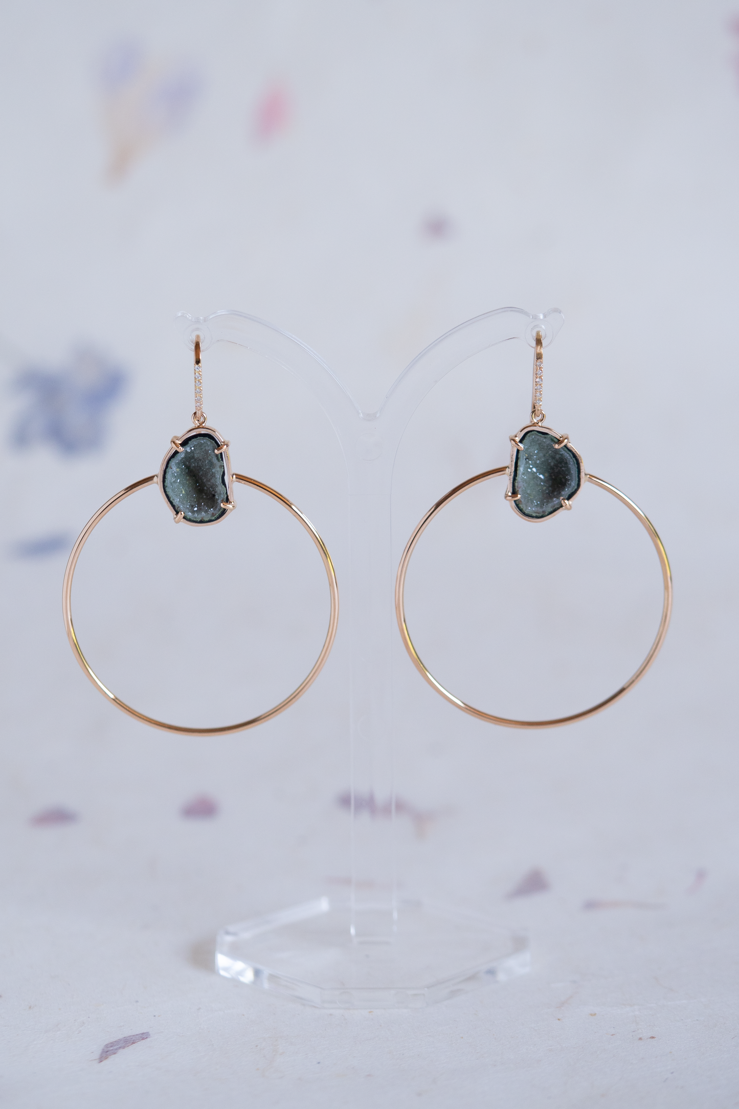 JADE earrings, green